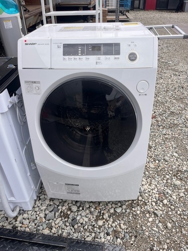 SHARP ドラム式洗濯機 2022年洗濯10kg乾燥6kg ES-H10F-WL 仙台市内無料