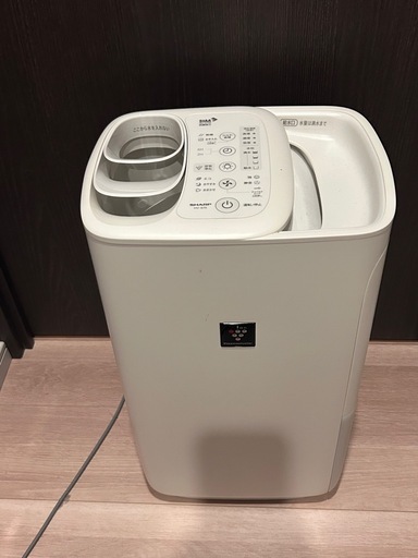 SHARP シャープ プラズマクラスター 加熱気化式加湿器ホワイト (あり