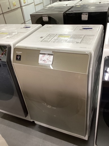 SHARP ドラム式洗濯乾燥機 ES-G111-NR 11kg/6kg 2019年製 右開き 店頭