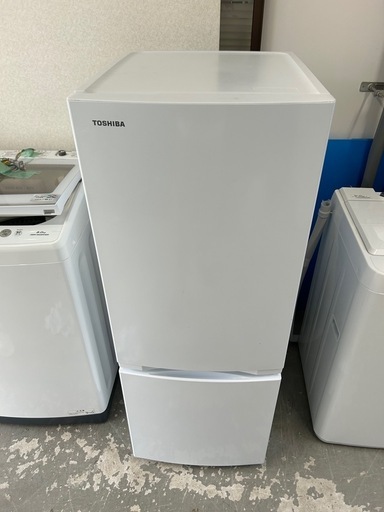 お買得☆美品☆TOSHIBA☆2025年製153L☆2ドア☆ホワイト色☆激安冷蔵庫