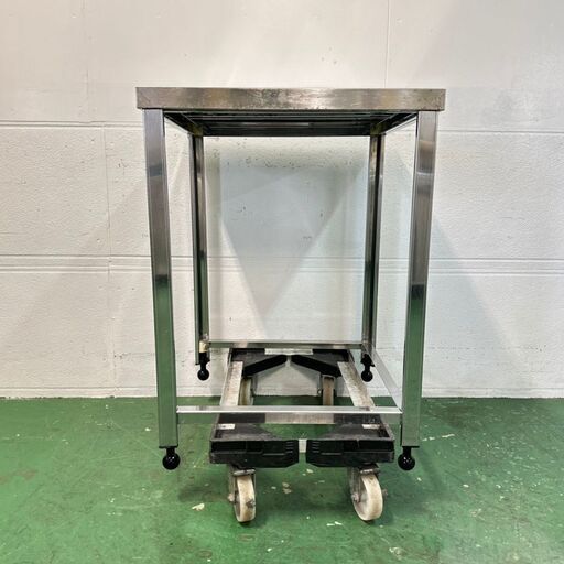 ステンレス作業台 中古 業務用 三方枠 幅600×奥行600×高さ800mm 厨房用