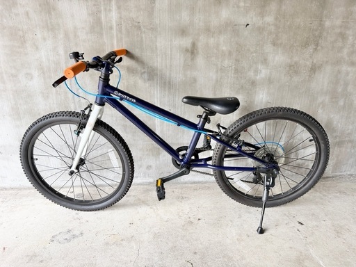 ヨツバサイクル 22インチ 自転車 マウンテンバイク ギア ネイビー ヨツバサイクル 22インチ ジュニア マウンテンバイク 自転車 ネイビー