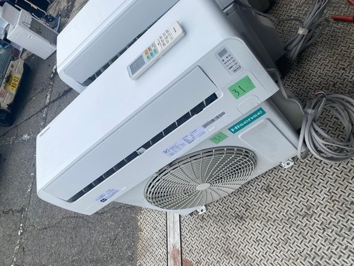 取付工事込み金額 HISENSE エアコン ハイセンセHA-S22AE7-W 6畳 2020年