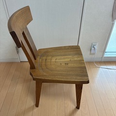 木製 ダイニングチェア 天然木ウッドチェアの画像