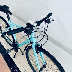 Bianchi ビアンキ C-SPORT クロスバイク チェレステカラーの画像