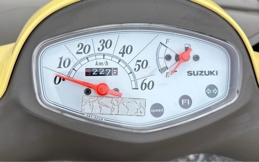 1882.スズキレッツ4 バスケットFI 原付バイク 50cc 車体埼玉 (556