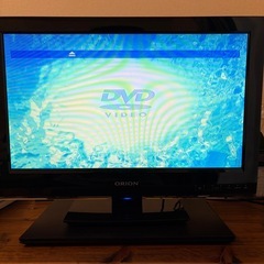【希少】ORION 19型 DVD内蔵液晶テレビ DT19-11BKの画像