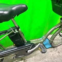 東京23区配達無料🌈新基準　Panasonic ギュットミニ　8.9Ahリチウム 電動自転車中古　NO.1488の画像