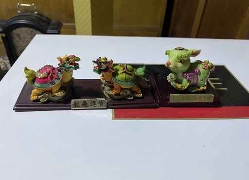 美品】中国製置物兎龍亀【縁起物】 (hiro) 岡崎公園前のインテリア雑貨