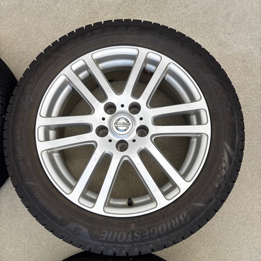 バリ溝】215/55R17 スタッドレス 日産純正ホイール 4本 (はんくん