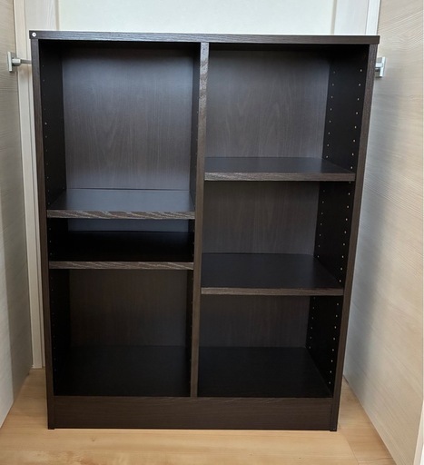 本棚　中古 ニトリ 本棚 ダークブラウン (まとみ) 美園の収納家具《棚、シェルフ
