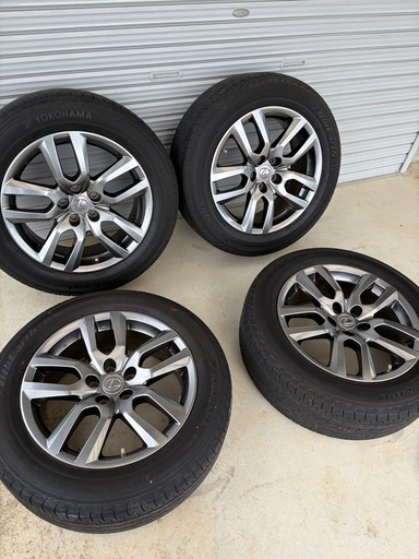 美品】レクサス NX 純正18インチ アルミホイール 4本（225/60R18）直接