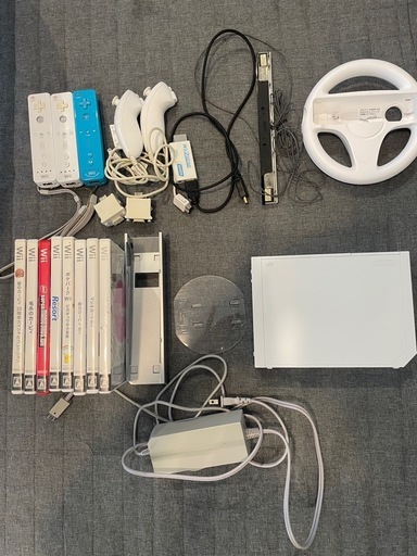 wii 本体 ソフト8本セット 付属品多数 (りょう) 久喜のテレビゲーム