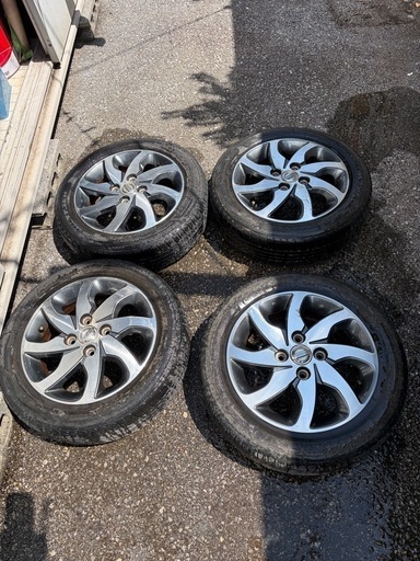 4本セット/4000円】日産ルークス純正 14インチアルミ＆タイヤ 155