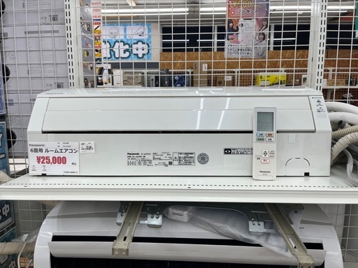 Panasonic ルームエアコン CS-J229C 6畳用 100V 2019年製 (tajimi