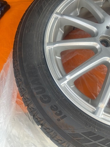 2023年製・バリ溝155/65R14 ヨコハマ アイスガード iG60 アルミ