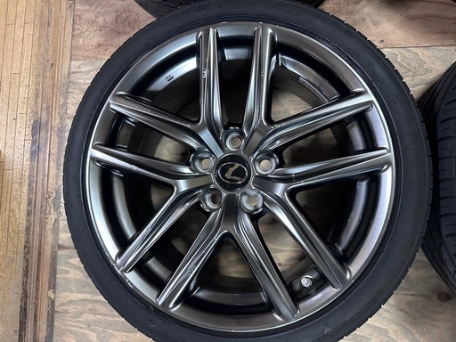 LEXUS純正／IS250 Fスポーツ 純正18インチホイール＋タイヤ 4本