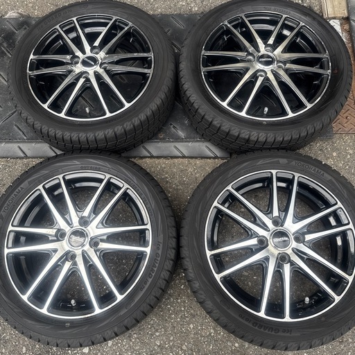 ヨコハマ　アイズガード　ig60 195/65r15 22年製　バリ山 165/55-15 ヨコハマ アイスガードig60 バリ山 4本セット アルミ