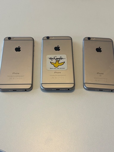 ジャンク】iPhone 6 / iPhone 6s 計3台まとめ売り（部品取り用） (ブル