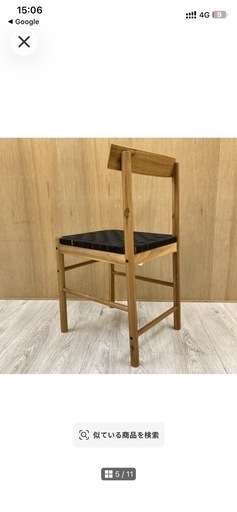 IKEA イケアナッカンネース ダイニングチェア アカシア 無垢木製A (KE