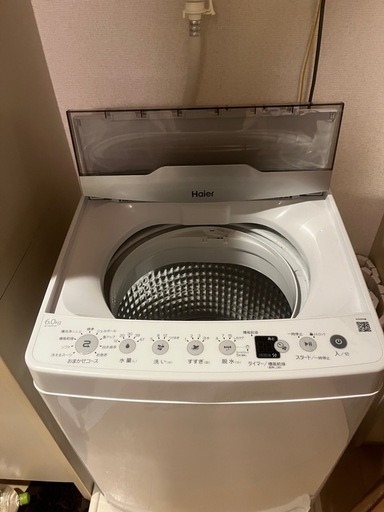 ハイアール(Haier) 洗濯機 6kg 2025/12 購入 (ごつ) 水天宮前の生活