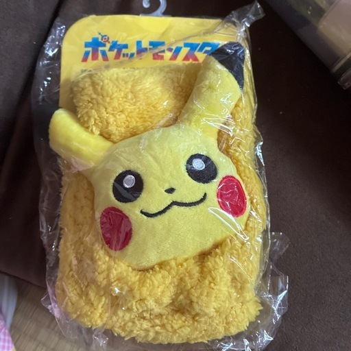 ポケモン ピカチュウ マフラー (ぱぴ今月中に片付たい) 森林公園の子供