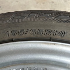 スタッドレス 2025年製　ブリヂストン　BLIZZAK 155/65/R14の画像