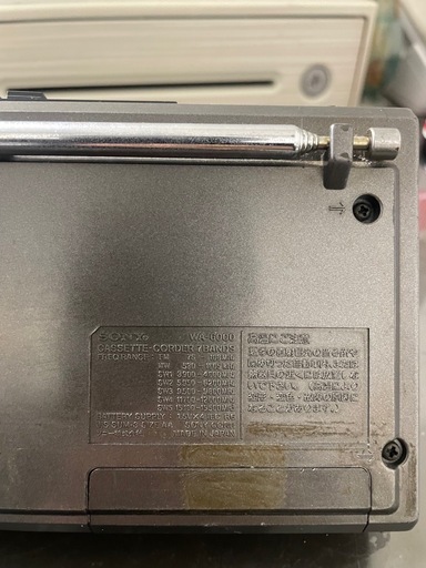 SONY WA-6000 7バンド カセットコーダー ジャンク品 (中古商店 不用品