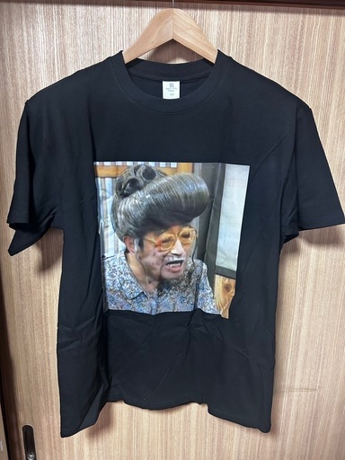 新品未使用】志村けん ひとみばあさん フォトプリントTシャツ 黒 L