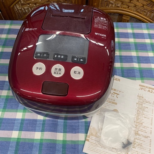 美原店 TIGER 圧力IH炊飯ジャー JPC-A102 2019年製 5.5合炊き ボルドー