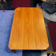天童木工　乾三郎　チーク材　ローテーブル　
25226　 の画像
