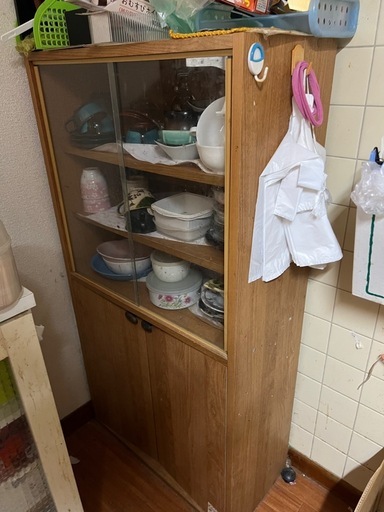 食器棚 (なお) 岩代清水の収納家具《食器棚、キッチン収納》の中古
