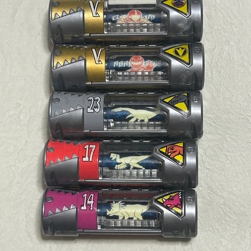動作確認済】獣電戦隊キョウリュウジャー 獣電池 5本セット (すいと