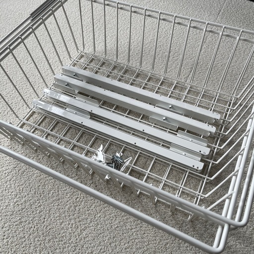 美品】無印良品 スチールユニットシェルフ 追加用ワイヤーバスケット