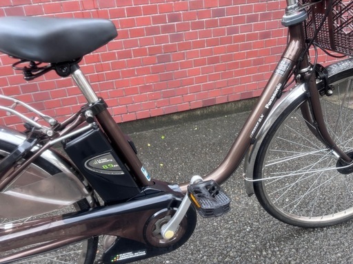 041 中古 Panasonic電動アシスト自転車　12Ah4点灯　大阪 Panasonic 電動アシスト自転車 (くま) 東大阪の電動アシスト自転車の