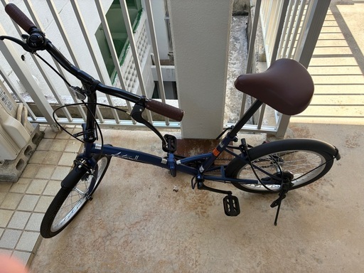 ミニチャリ (ひび) 石垣の折りたたみ自転車の中古あげます・譲ります