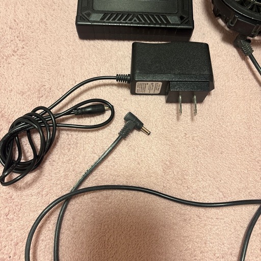空調服 ファン バッテリー 充電器 セット COOLING BLAST ブラック (ら