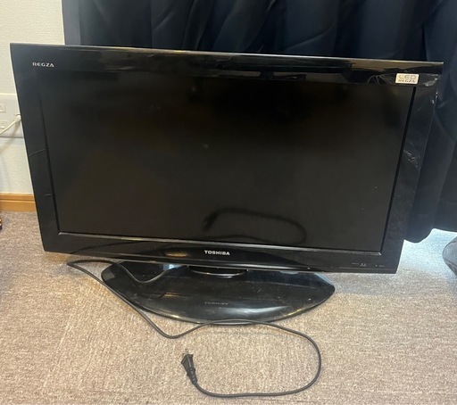 TOSHIBA REGZA 32AE1 液晶テレビ REGZA 32V型リモコン付き 動作確認