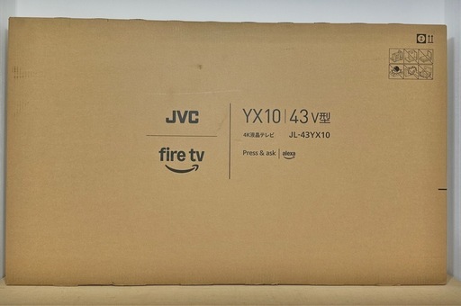 JVC JL-43YX10 43V型 4K液晶テレビ VRR144Hz入力対応 25年モデル新品