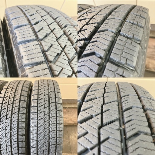 ②ひでぱぱ　14インチ スタッドレス スタッドレス145/80R13 4本／BS BLIZZAK VRX2 8分上／G5012-12