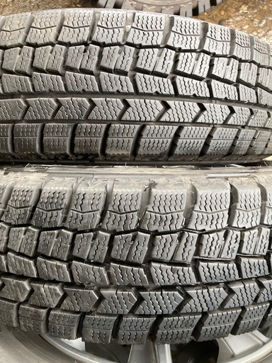 155/65R13 ダンロップスタッドレスタイヤアルミホイールセット4本