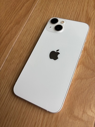 Apple iPhone13 ホワイト 128GB 美品 (なー) 偕楽園のソフトバンク