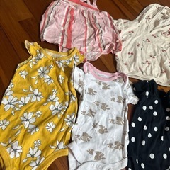 ベビー服 ロンパース 5点 トップス1点 まとめての画像
