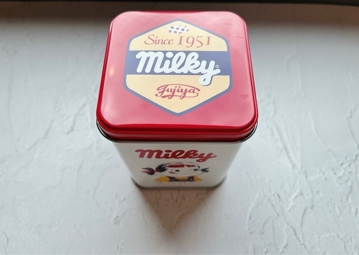 不二家 ミルキー ペコちゃん 缶ケース 1970年代中頃 レトロ (Miho) 西