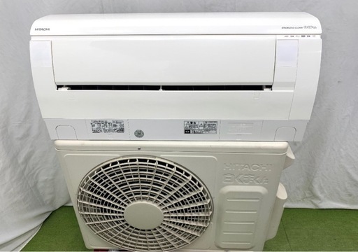 2018年製 10畳、日立ルームエアコン。RAS-WBK28H（W）。完全分解洗浄し