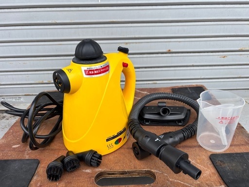 【新品・未開封】高儀 EARTH MAN スチームクリーナー SCM-110 EARTH MAN ハンディスチームクリーナー SCM-100 本体 美品 スチーム