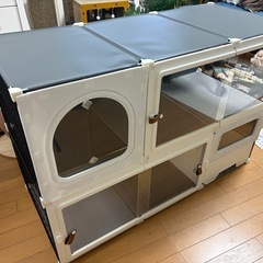 小動物用ケージ　トイレ付き　　　猫ケージの画像