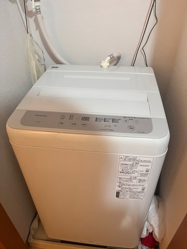 パナソニック 全自動洗濯机 5kg NA-F5B2 2024年製 (アキ) 茨木の生活