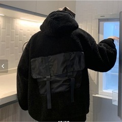 ビックサイズ　ボアパーカーの画像