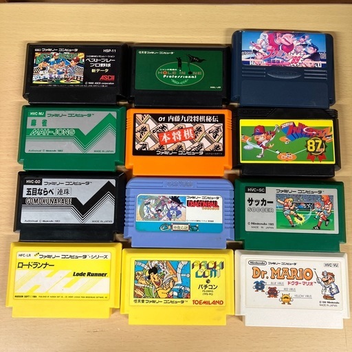 ☆超ジャンク/ファミコンソフト12本セット (つよきち研究所) 千歳の